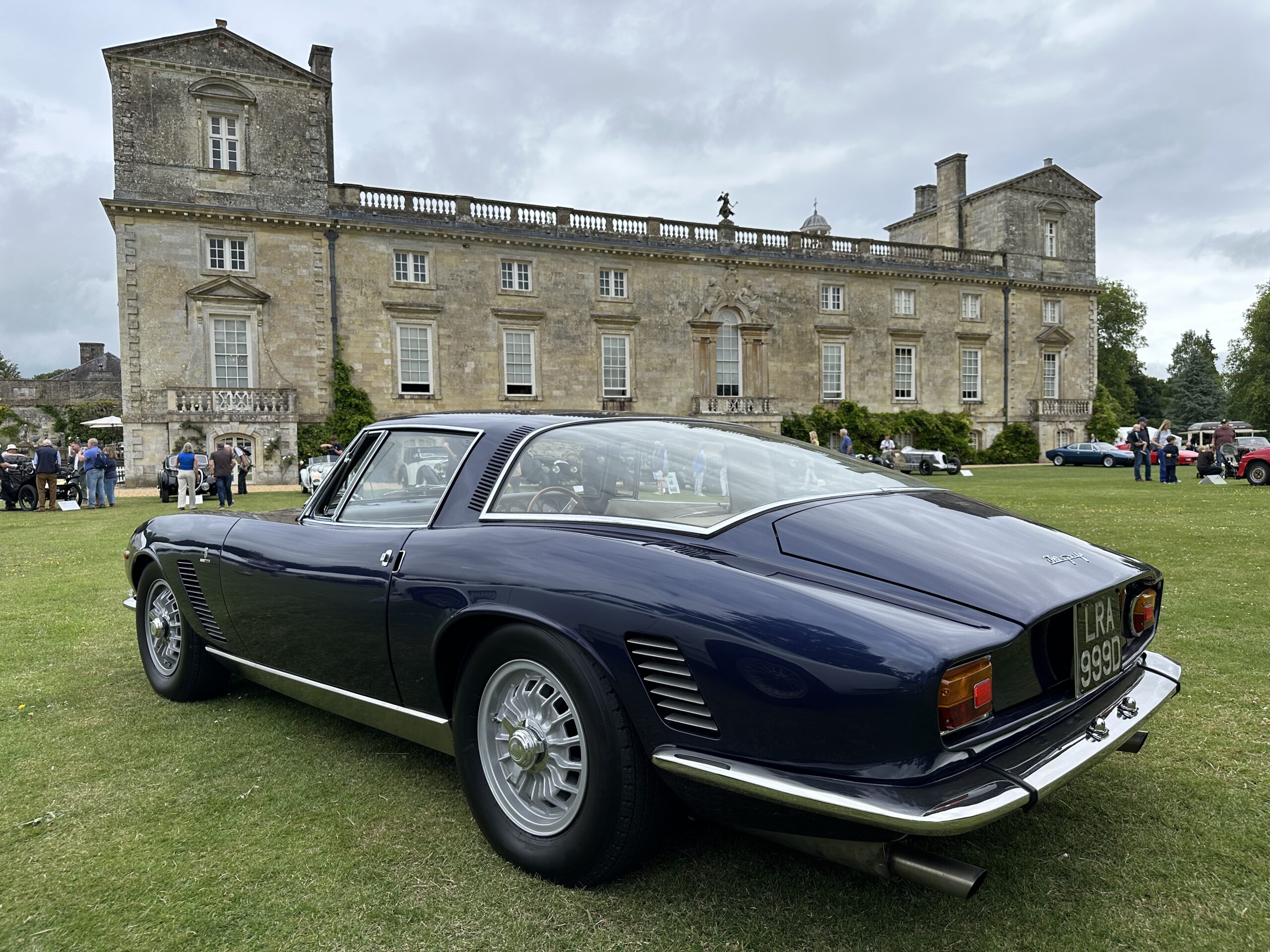 1966 ISO Grifo GL350 (rear side view) at the Wilton House Concours Des Legendes 2026