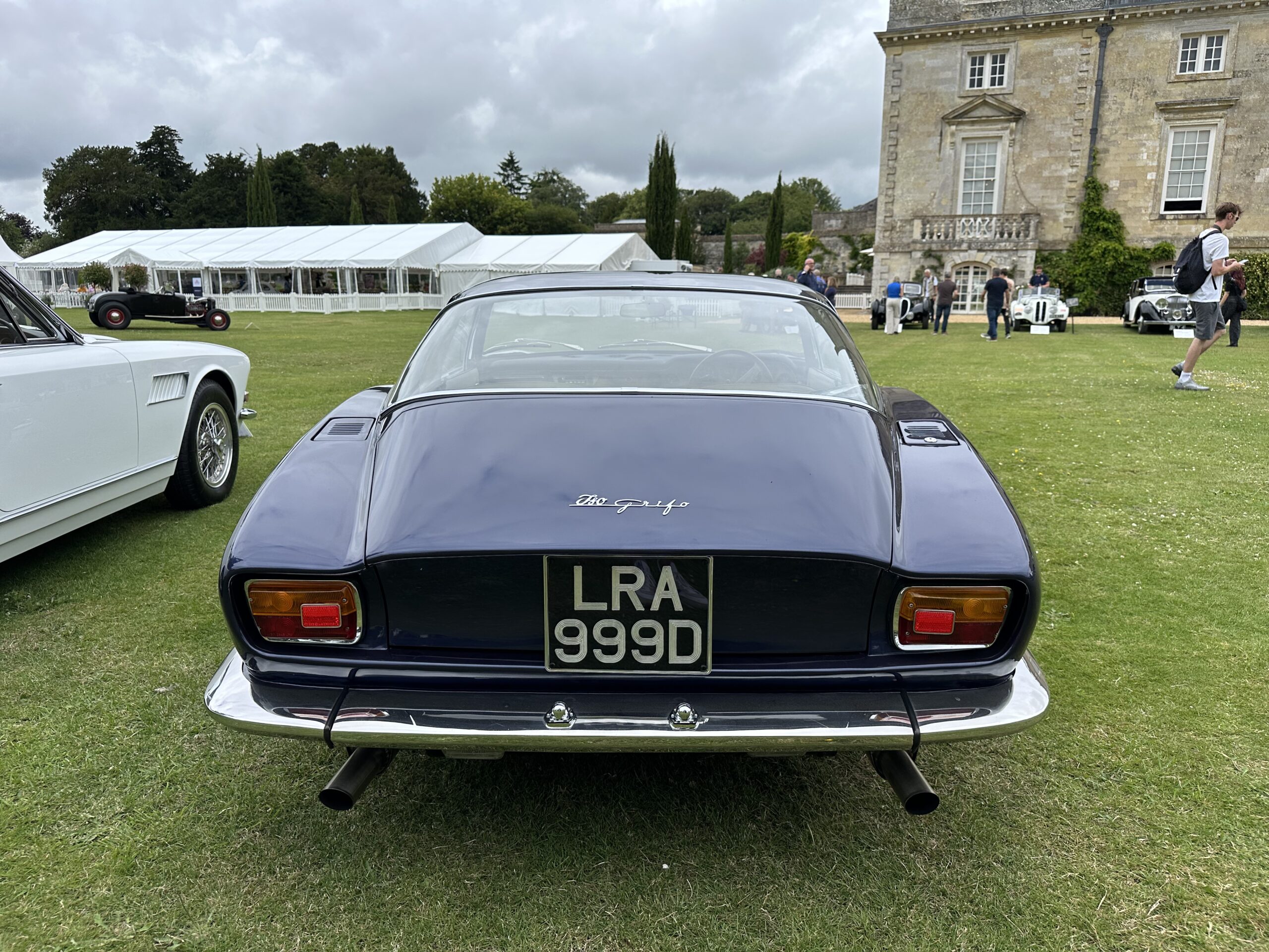 1966 ISO Grifo GL350 (rear view) at the Wilton House Concours Des Legendes 2026