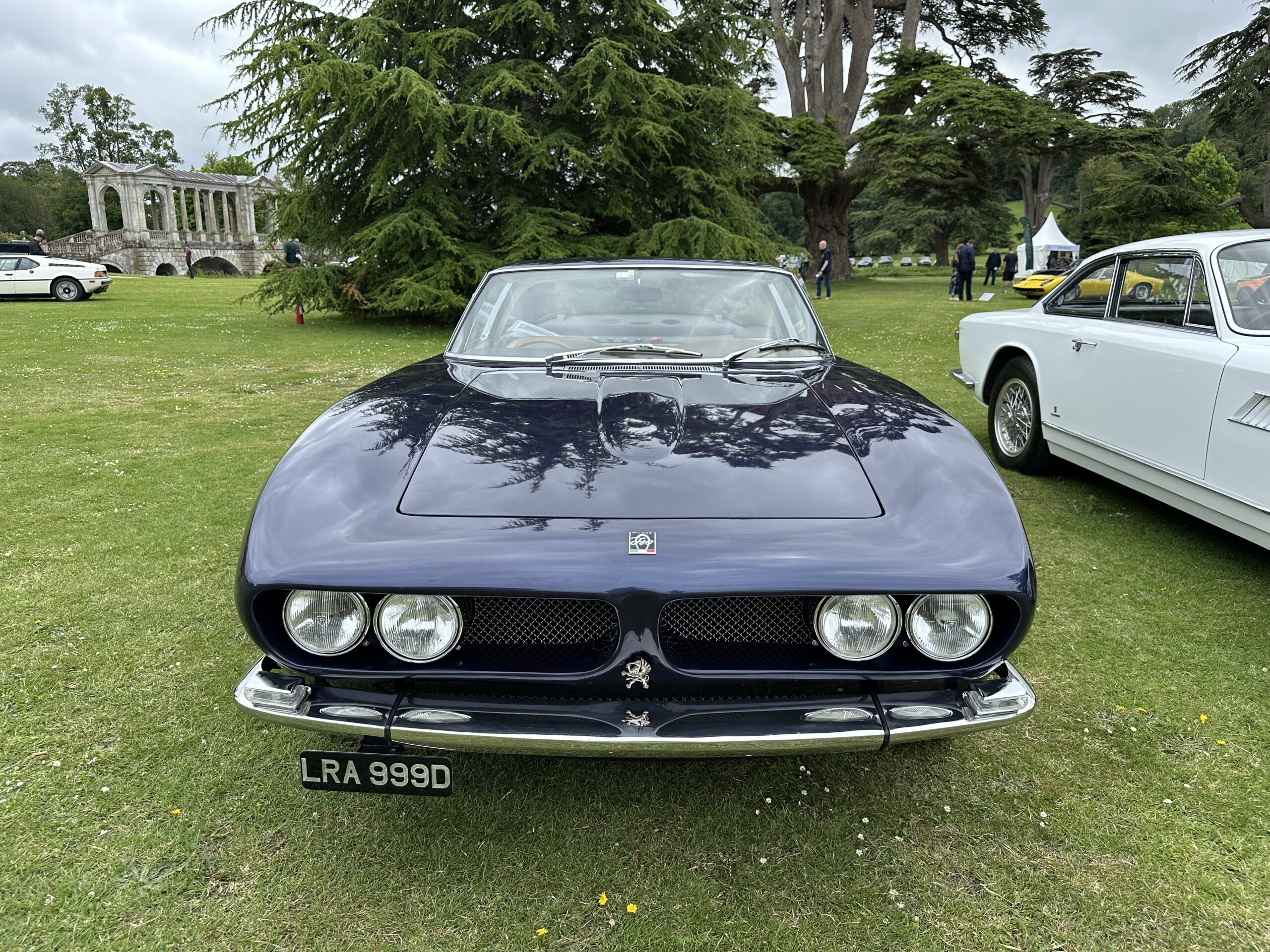 1966 ISO Grifo GL350 (front view) at the Wilton House Concours Des Legendes 2026