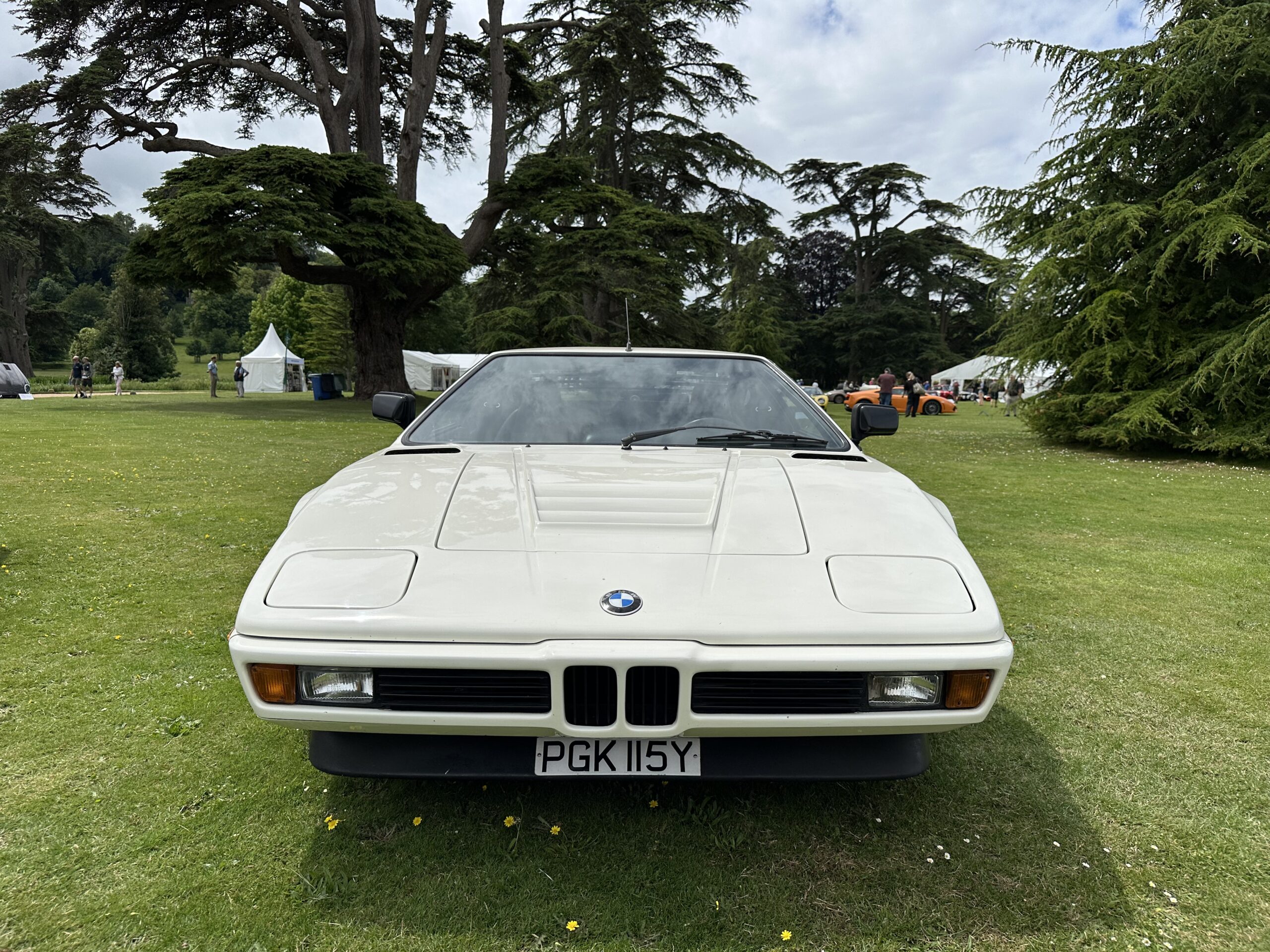 1980 BMW M1 (front view) at the Wilton House Concours Des Legendes 2026