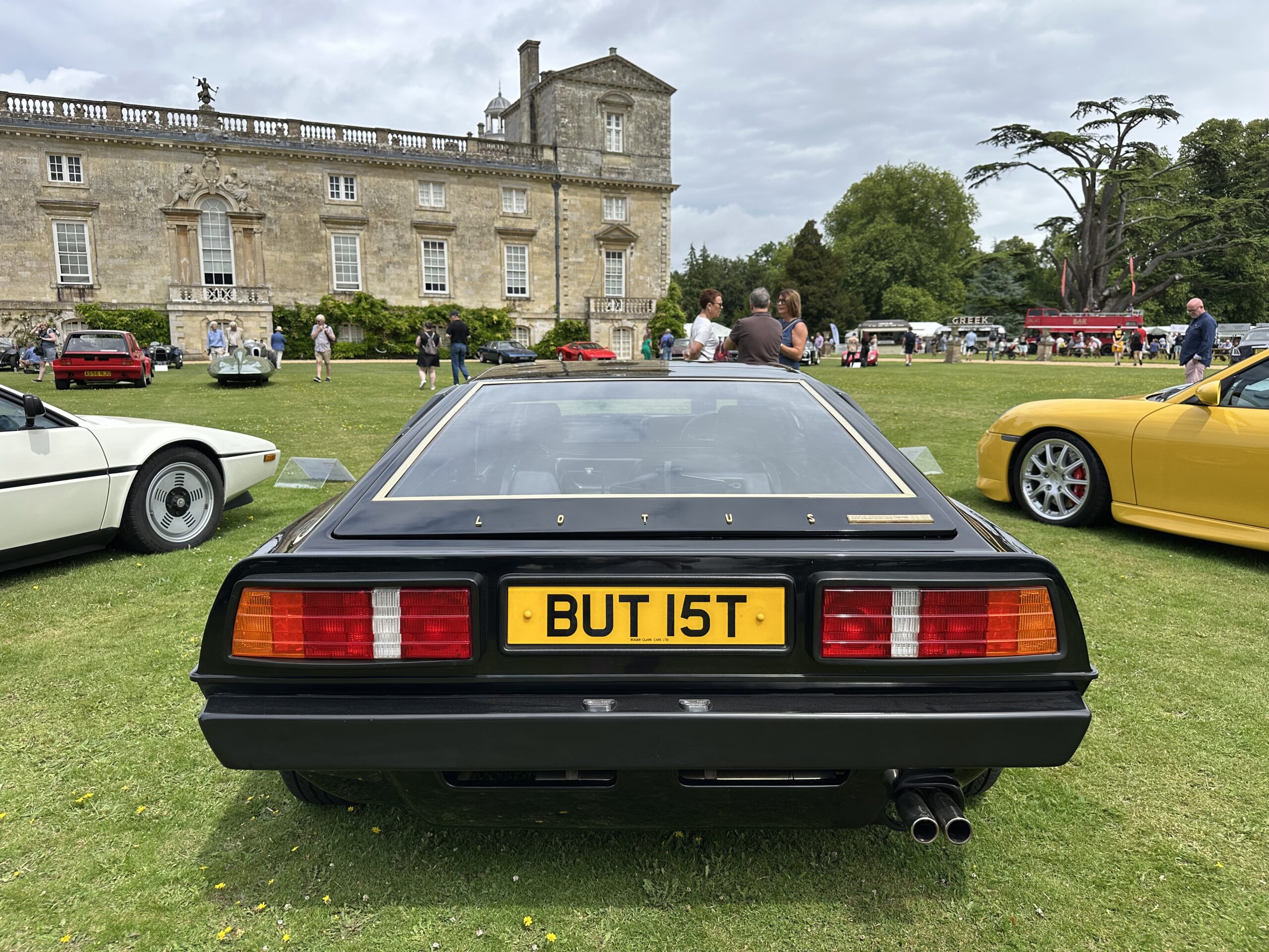 1978 Lotus Esprit World Champion JPS Commemorative Edition (rear view) at the Wilton House Concours Des Legendes 2026