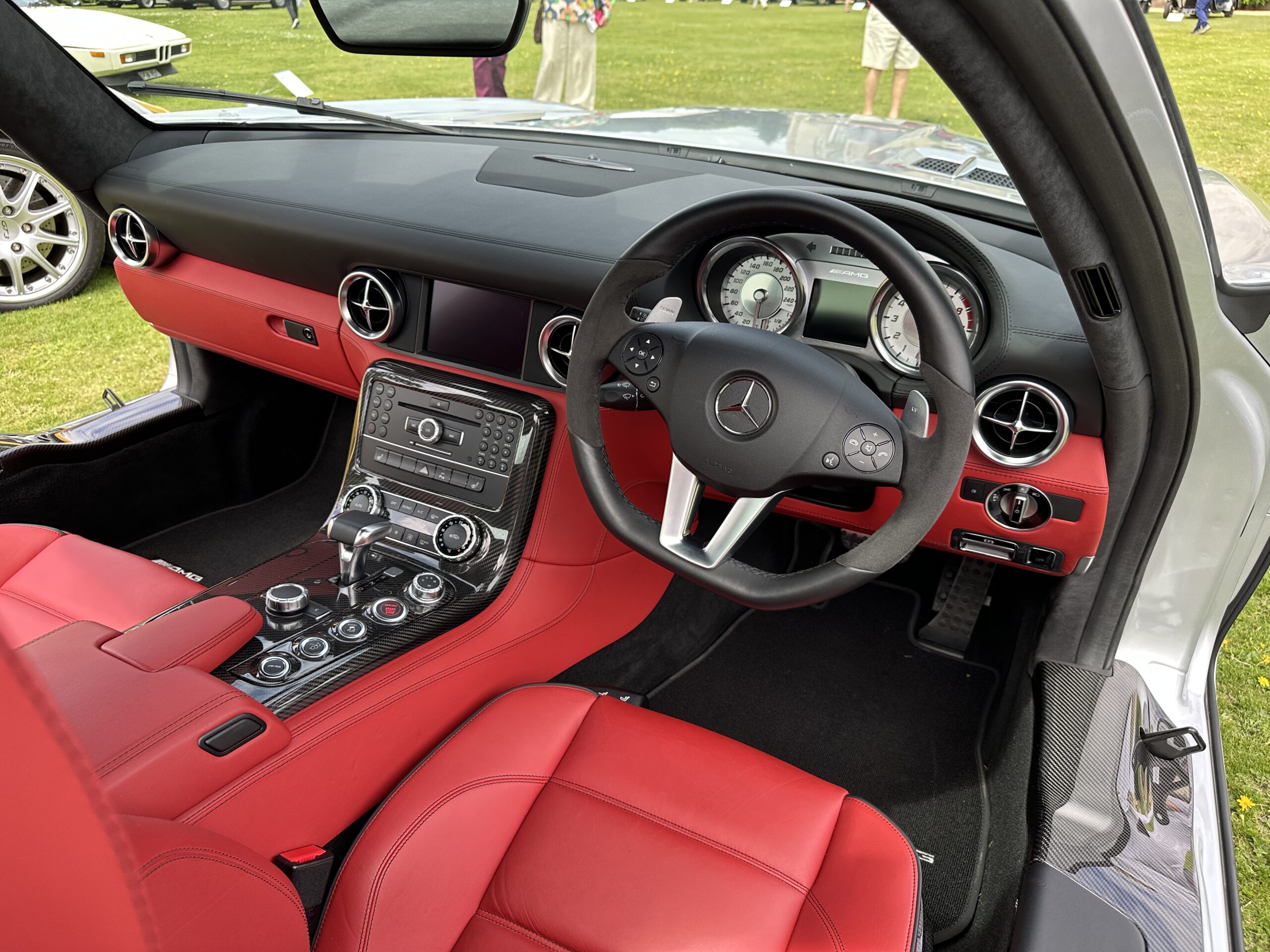 2010 Mercedes-Benz SLS (interior) at the Wilton House Concours Des Legendes 2026