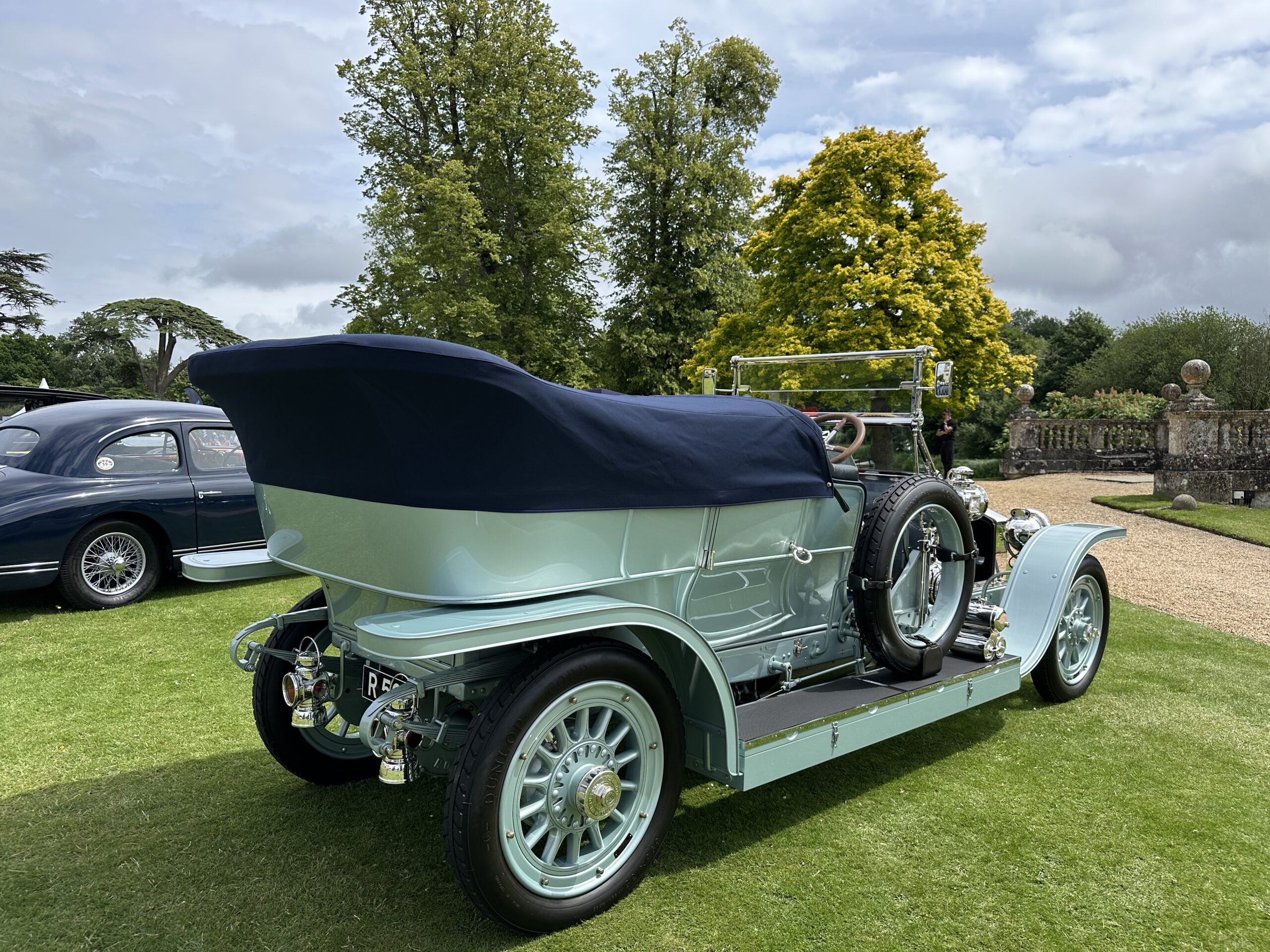 1908 Rolls-Royce Silver Ghost 'The Silver Dawn' (rear side view) at the Wilton House Concours Des Legendes 2026