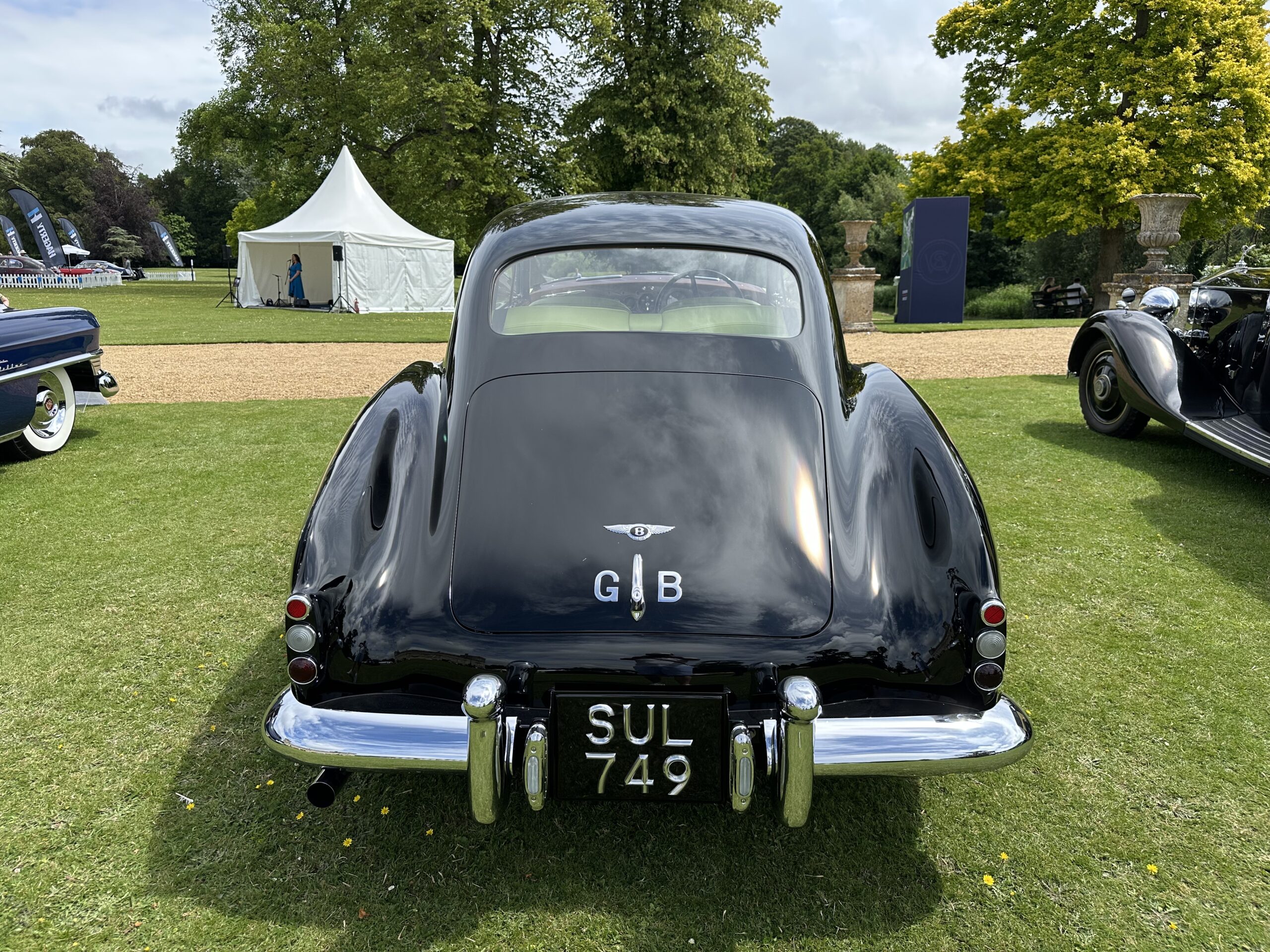 1954 Bentley Type R Continental (rear view) at the Wilton House Concours Des Legendes 2026