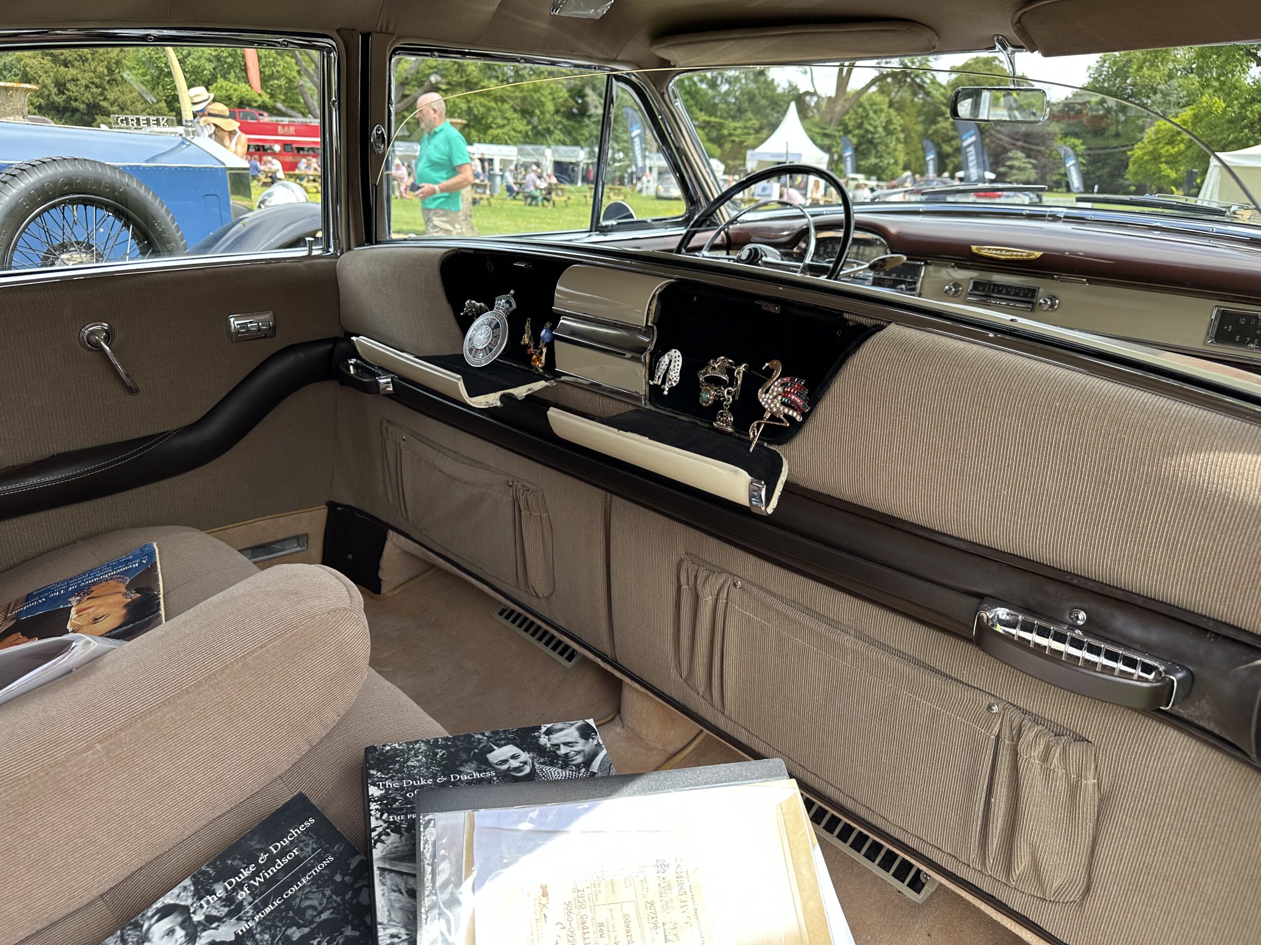 1950 Cadillac 60 Series Special (interior) at the Wilton House Concours Des Legendes 2026
