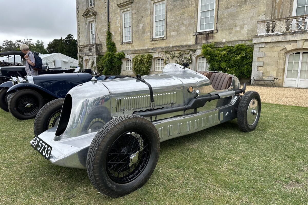1930 Alfa Romeo 6C 1750 Testa Fissa, front side view. At Wilton House Concours Des Legendes 2026.