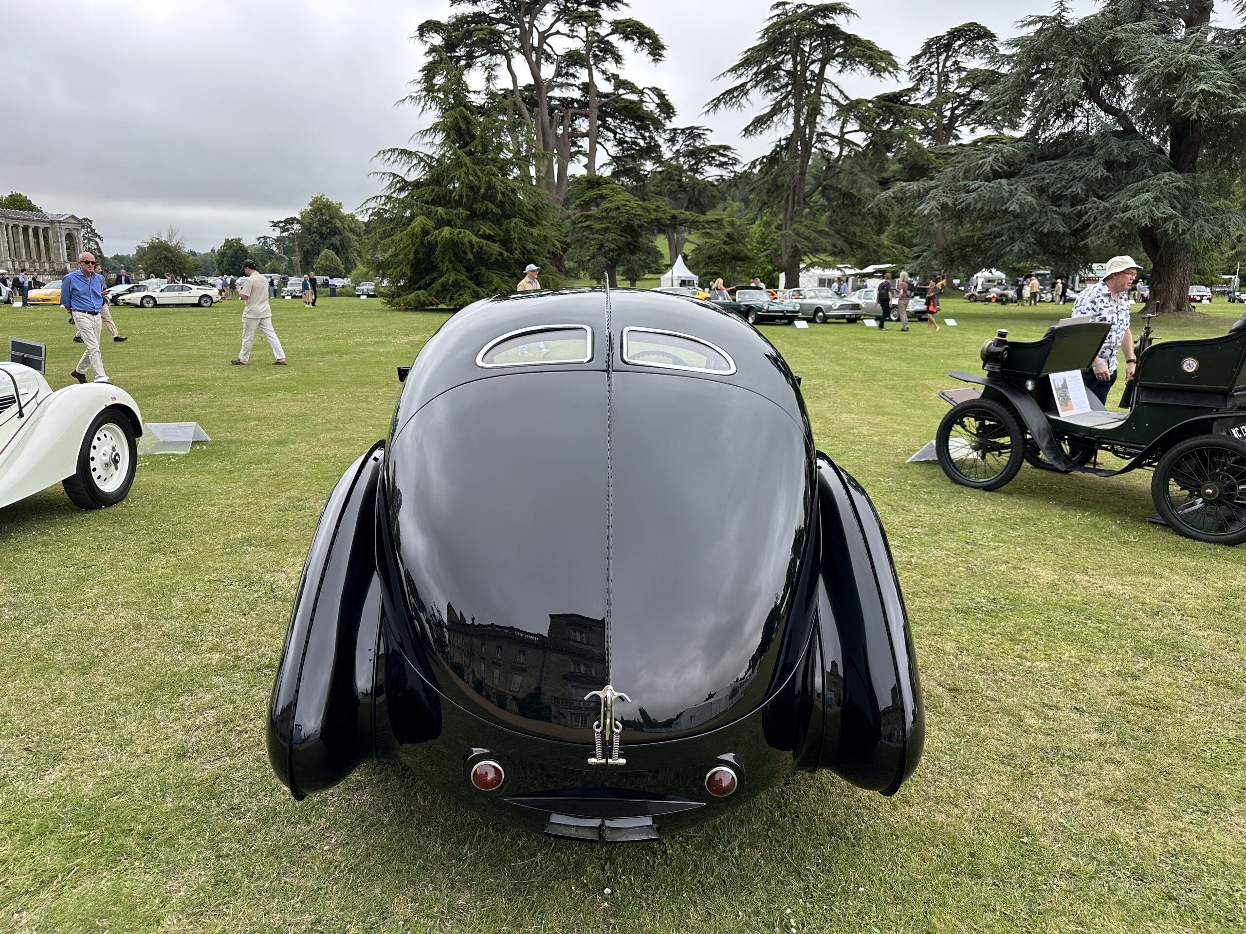 1937 Delahaye 135, rear view. At Wilton House Concours Des Legendes 2026.