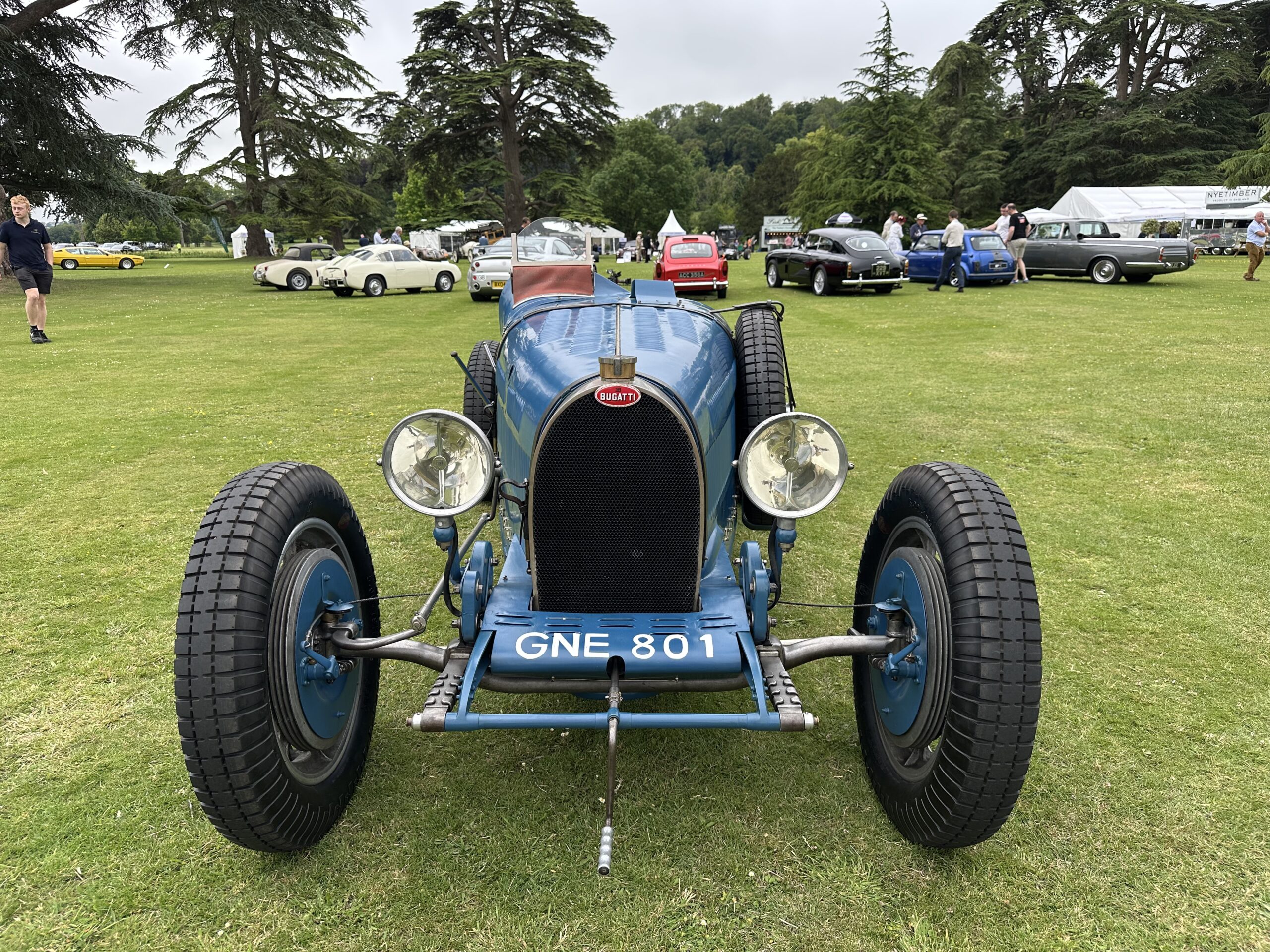 1928 Bugatti Type 35C (front on view) at Wilton House Concours Des Legendes 2026