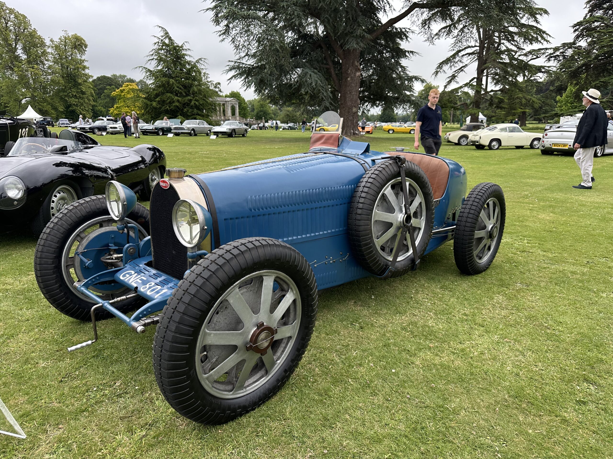 1928 Bugatti Type 35C (front side view) at Wilton House Concours Des Legendes 2026