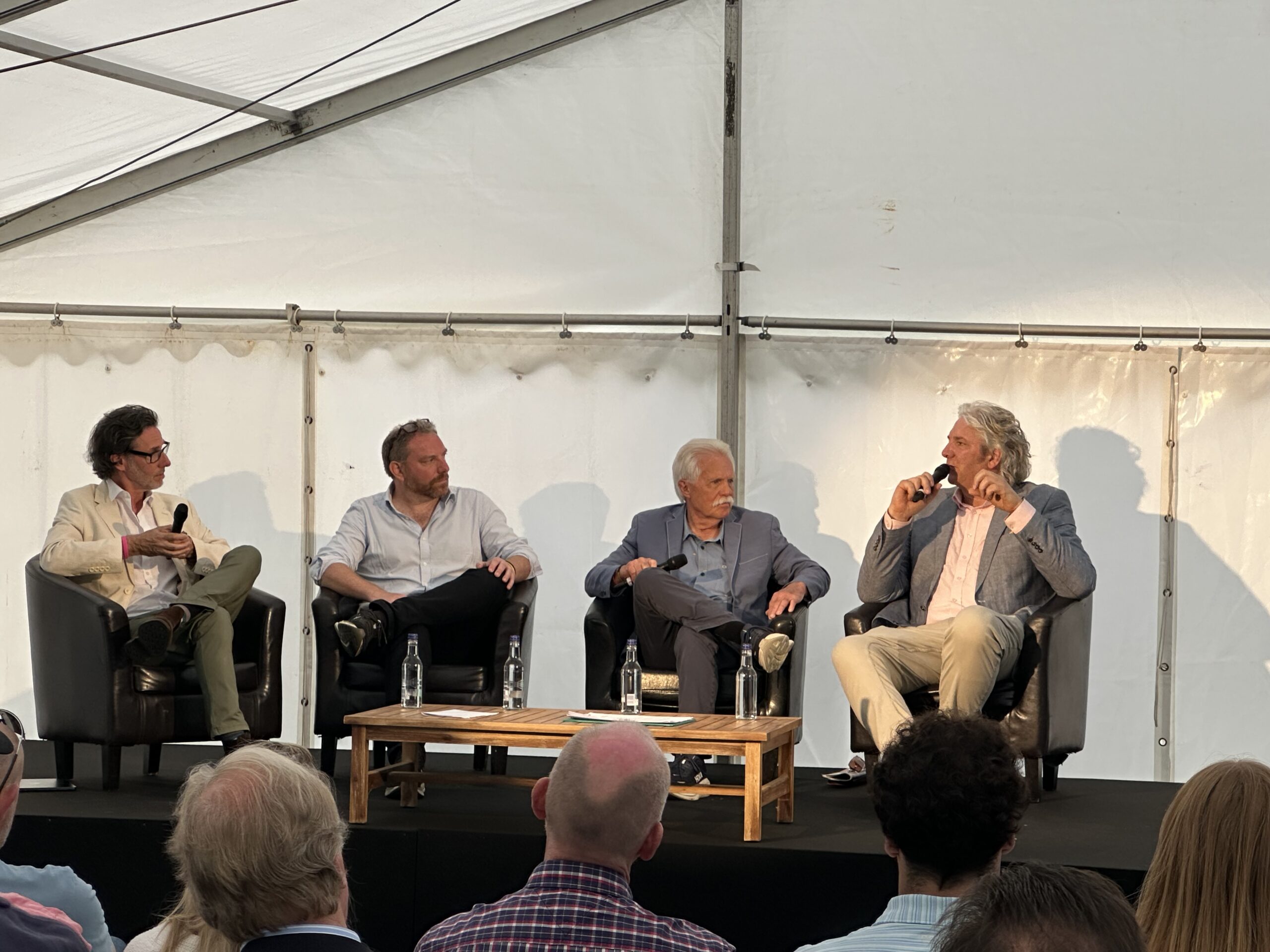 Wilton House Concours Des Legendes 2026 talks from automotive celebrities, like Edd China and Wayne Carini
