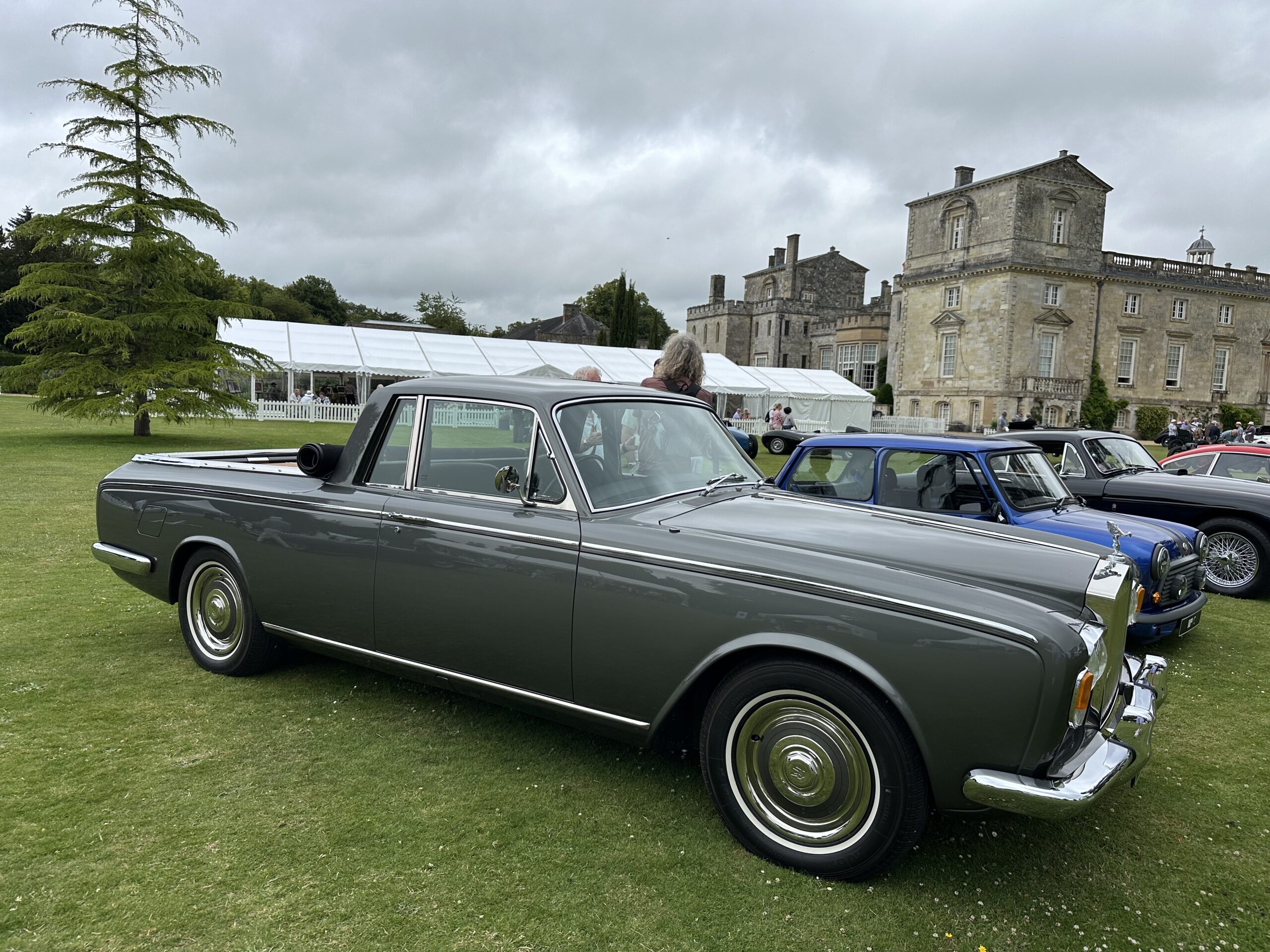 1967 Rolls-Royce Silver Shadow Pick-up (front side view) at the Wilton House Concours Des Legendes 2026