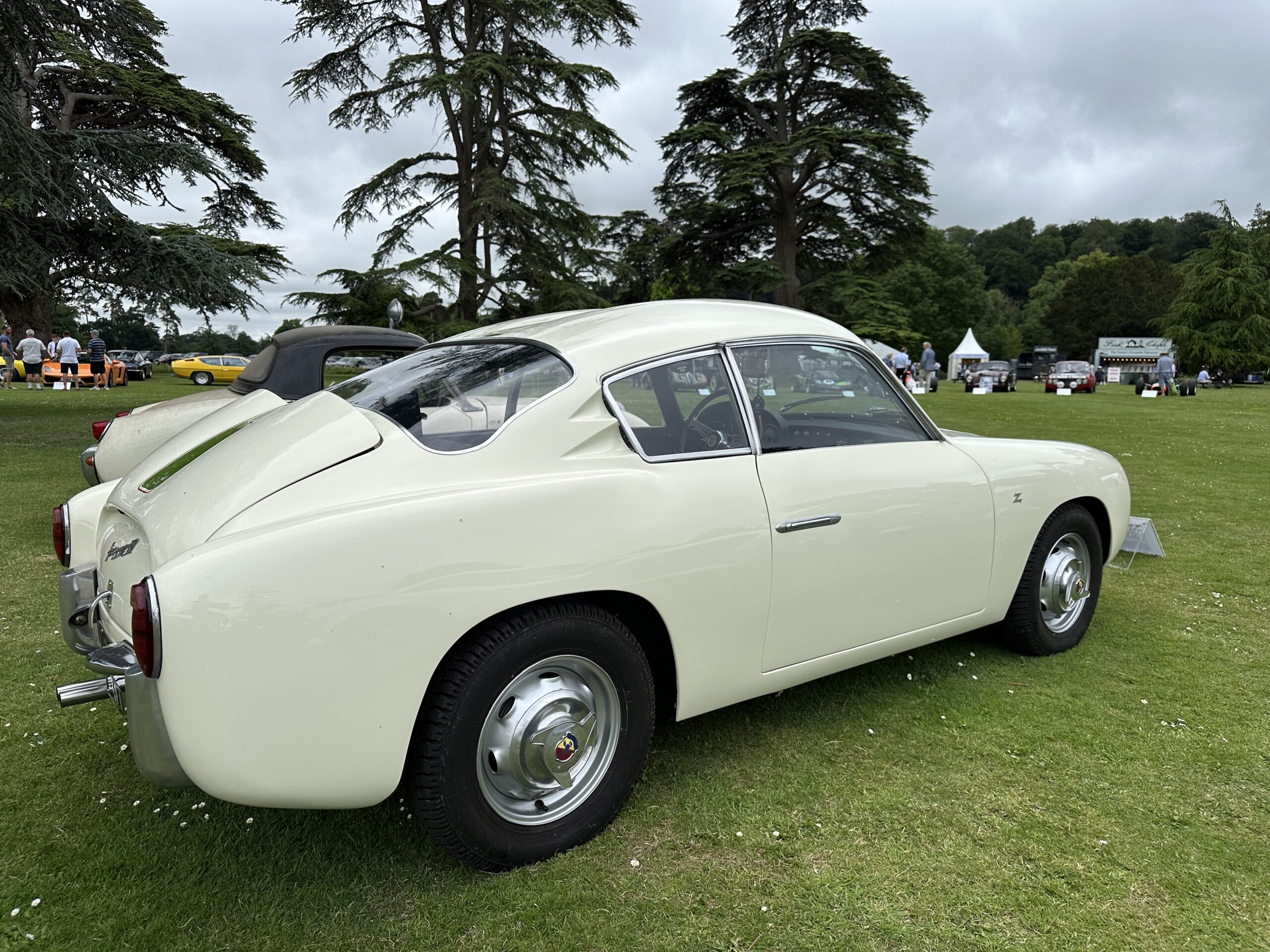 1958 Abarth 750 DB Zagato (rear side view) at the Wilton House Concours Des Legendes 2026