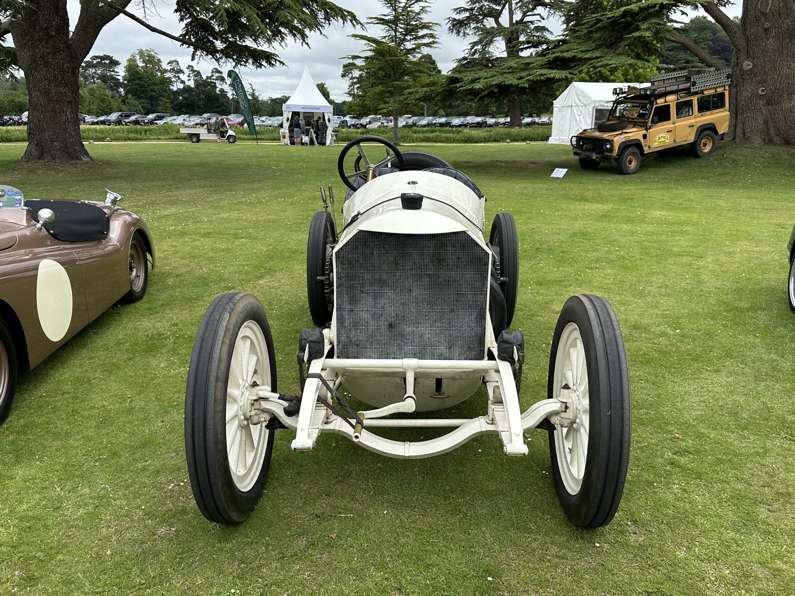 1908 Mercedes Grand Prix (front on view) at the Wilton House Concours Des Legendes 2026