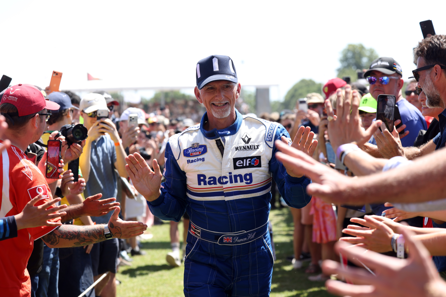Damon Hill Balcony Moment Celebrations at Festival of Speed presented by Mastercard 2026, Ph. by PA (2)