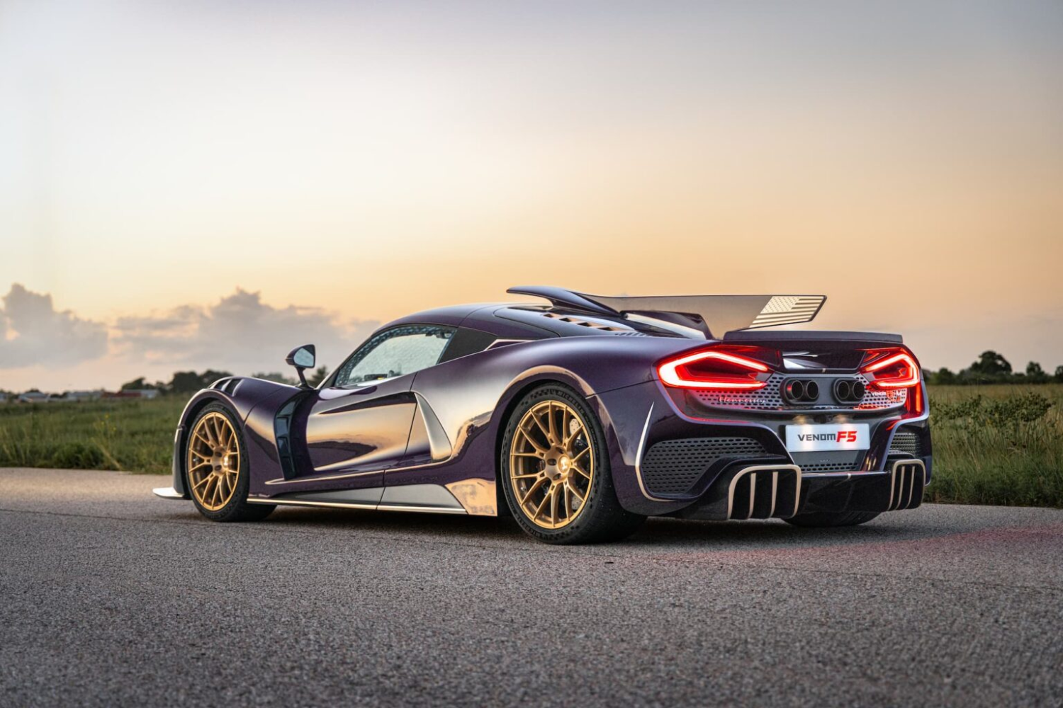 Hennessey Venom F5-M - rear left view