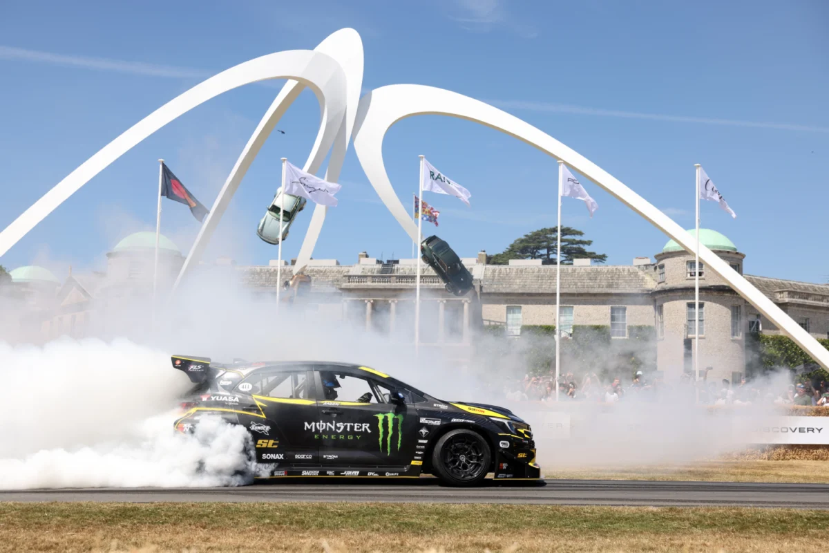 Hillclimb action at the 2026 Festival of Speed. Ph. by PA Media.