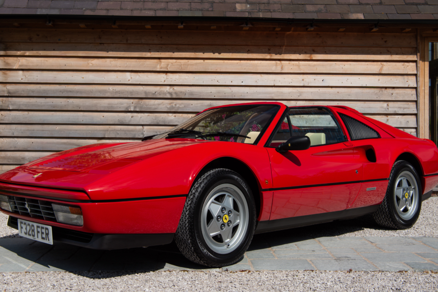 1989 Ferrari 328GTS Front Left Three Quarter view - Concours Classes
