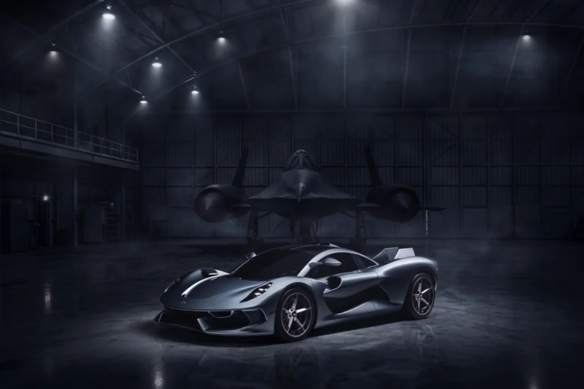 Hennessey-Blackbird-front left view