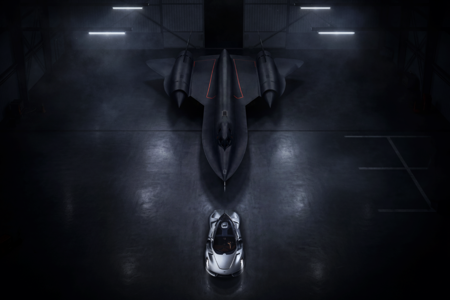 Hennessey-Blackbird-front top view
