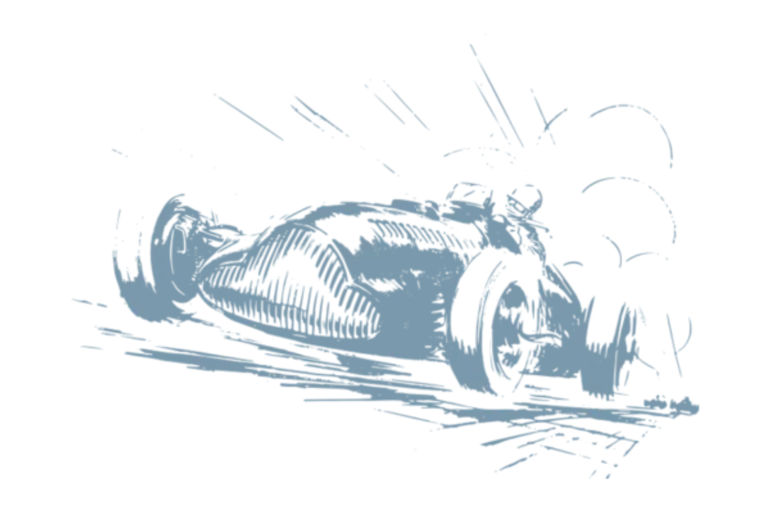 banner - race car