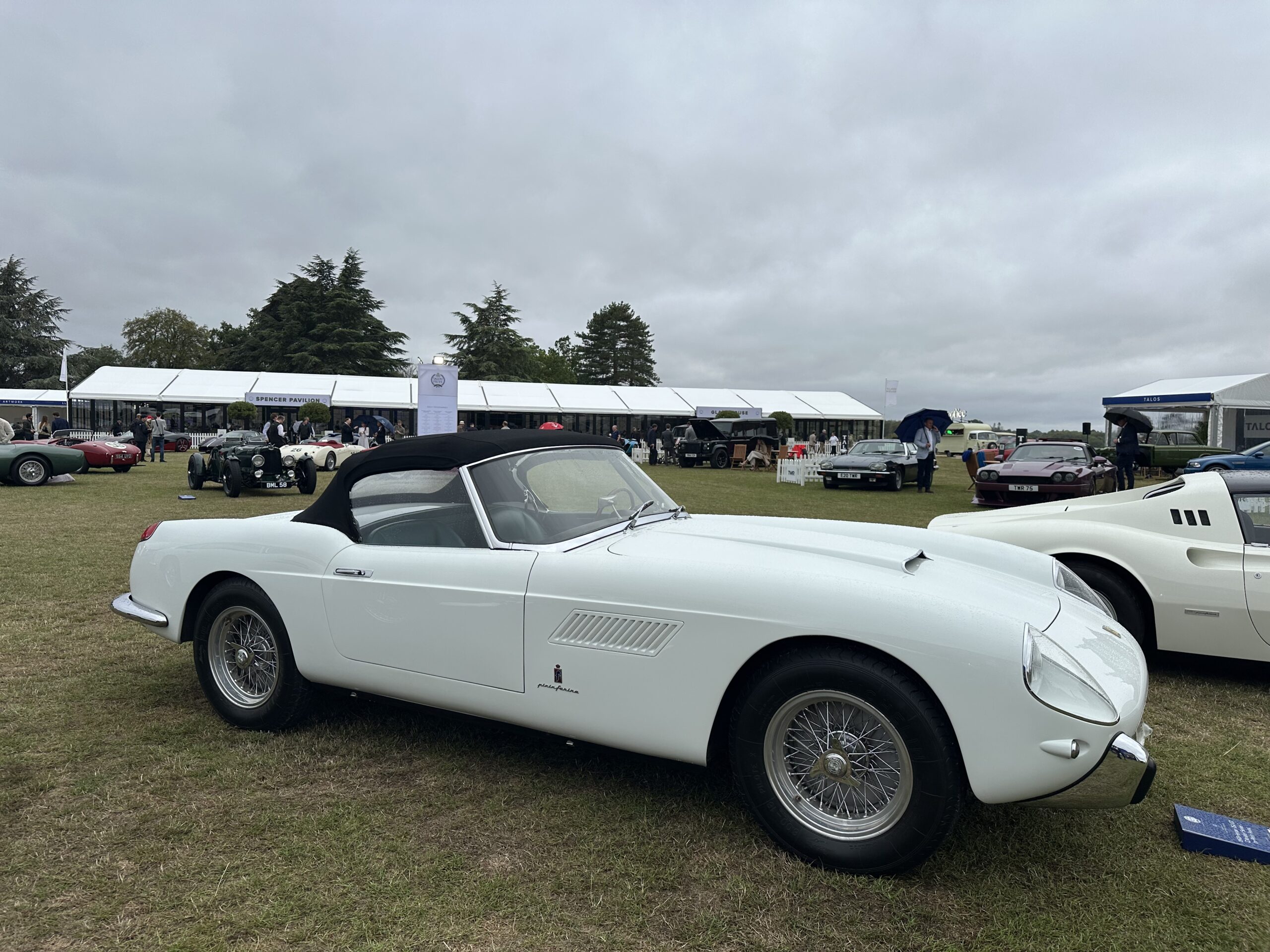 1958 Ferrari 250 GT Cabriolet by Pinin Farina, featured in the White Collection at Salon Prive 2026