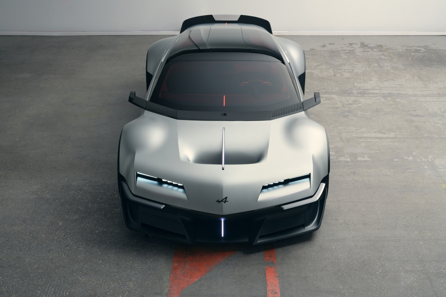 Alpine A310 VISION - front top view