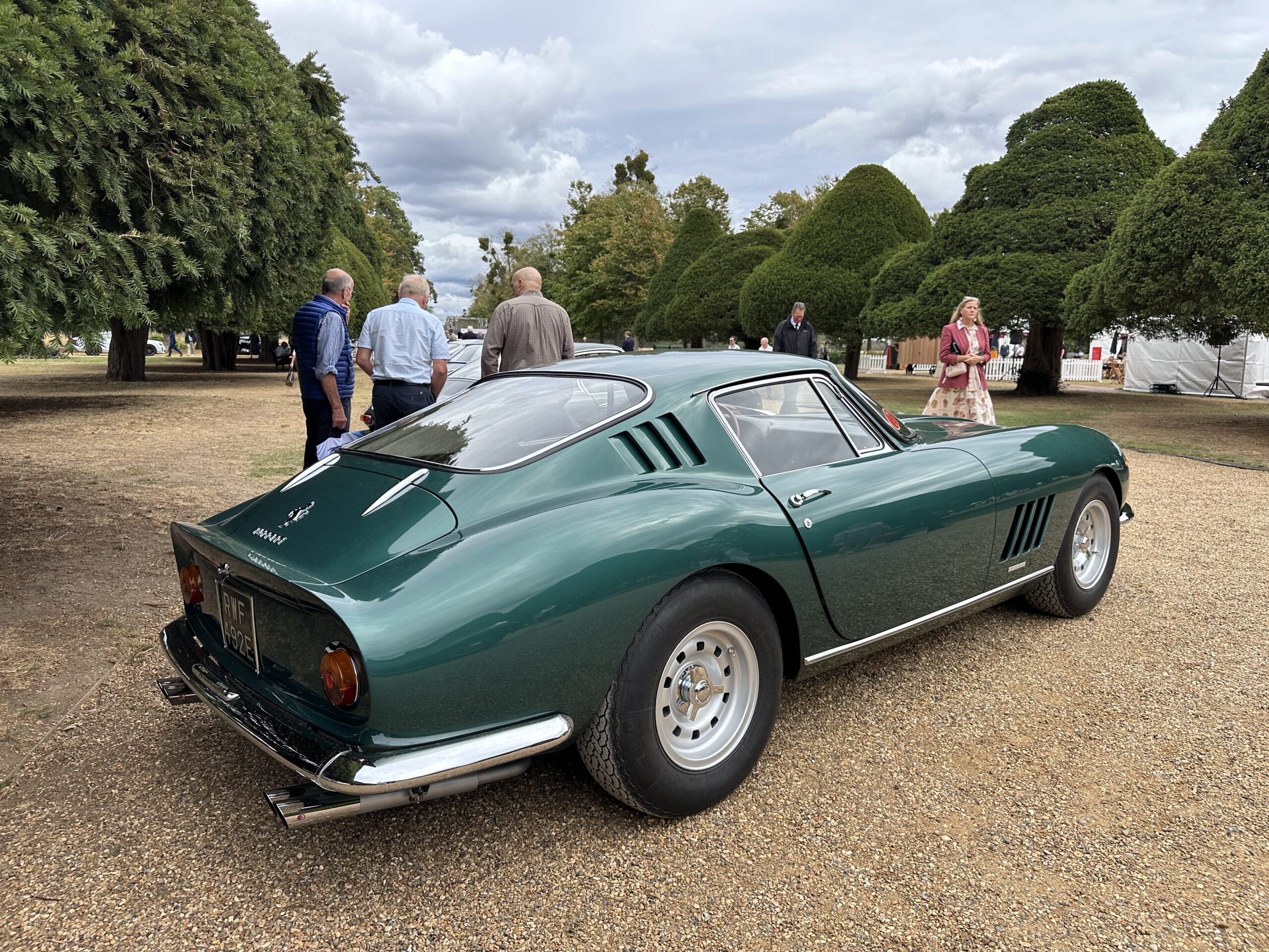 1967 Ferrari 275 GTB/4, rear side view at the Concours of Elegance 2026