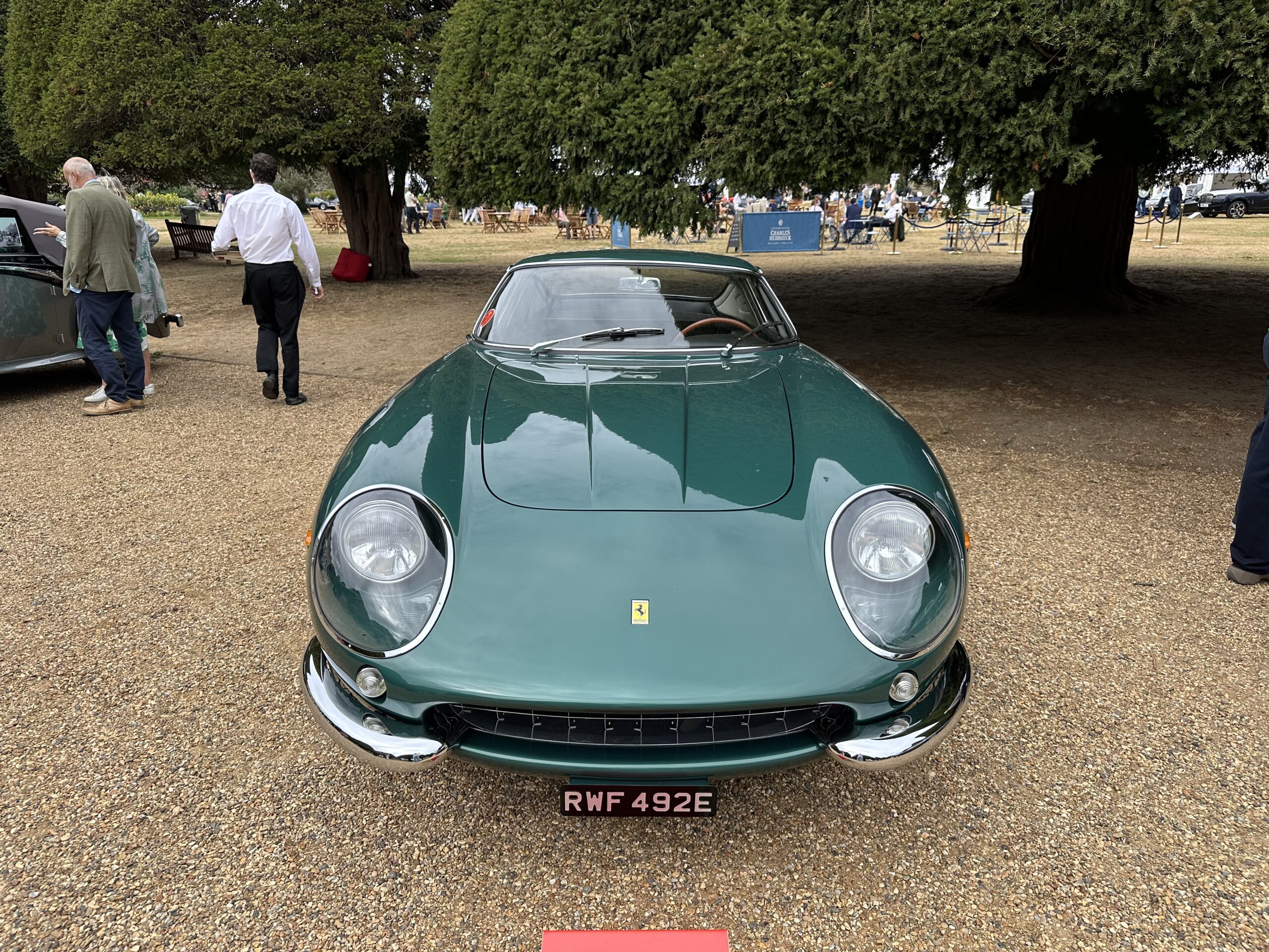 1967 Ferrari 275 GTB/4, front view at the Concours of Elegance 2026