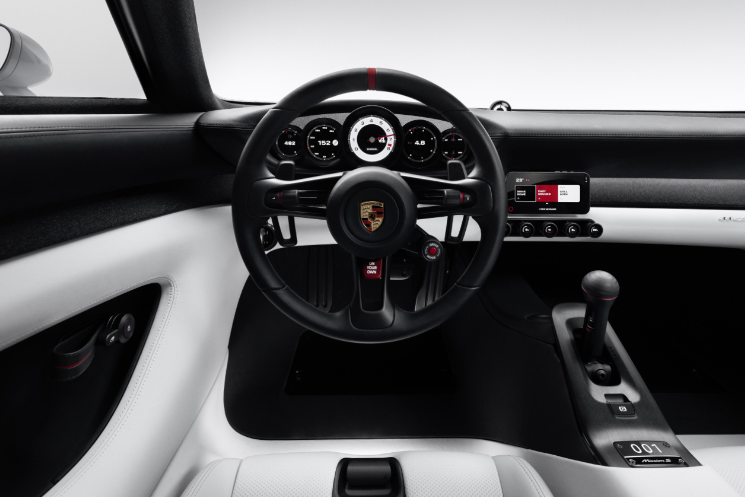 Porsche Mission S - cockpit
